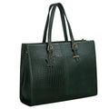 HYATT Leather Accessories Full-Grain Natural Cro Leather Ladies Handbags & Sling Shoulder Tote Bags For Women Laptop Big Size Branded Stylish. Size- L-16 X H-12.5 x W- 4.5 Inches