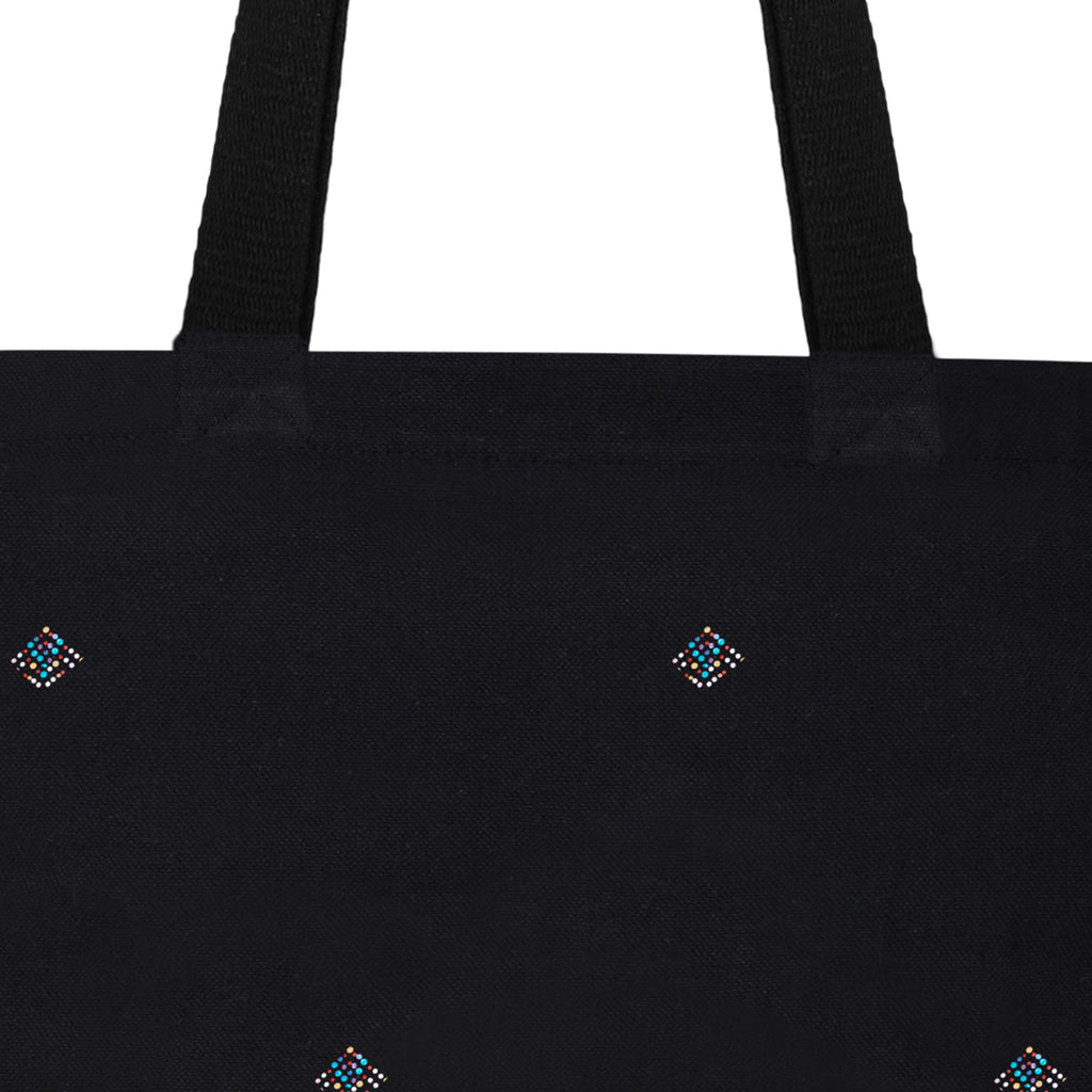 MASQ by Q-One Cute Genes Foldable Reusable Tote Bag for Women with Zip | College Bag for Girls | 100% Organic Canvas Tote for Shopping, Travel & Beach | (Border)
