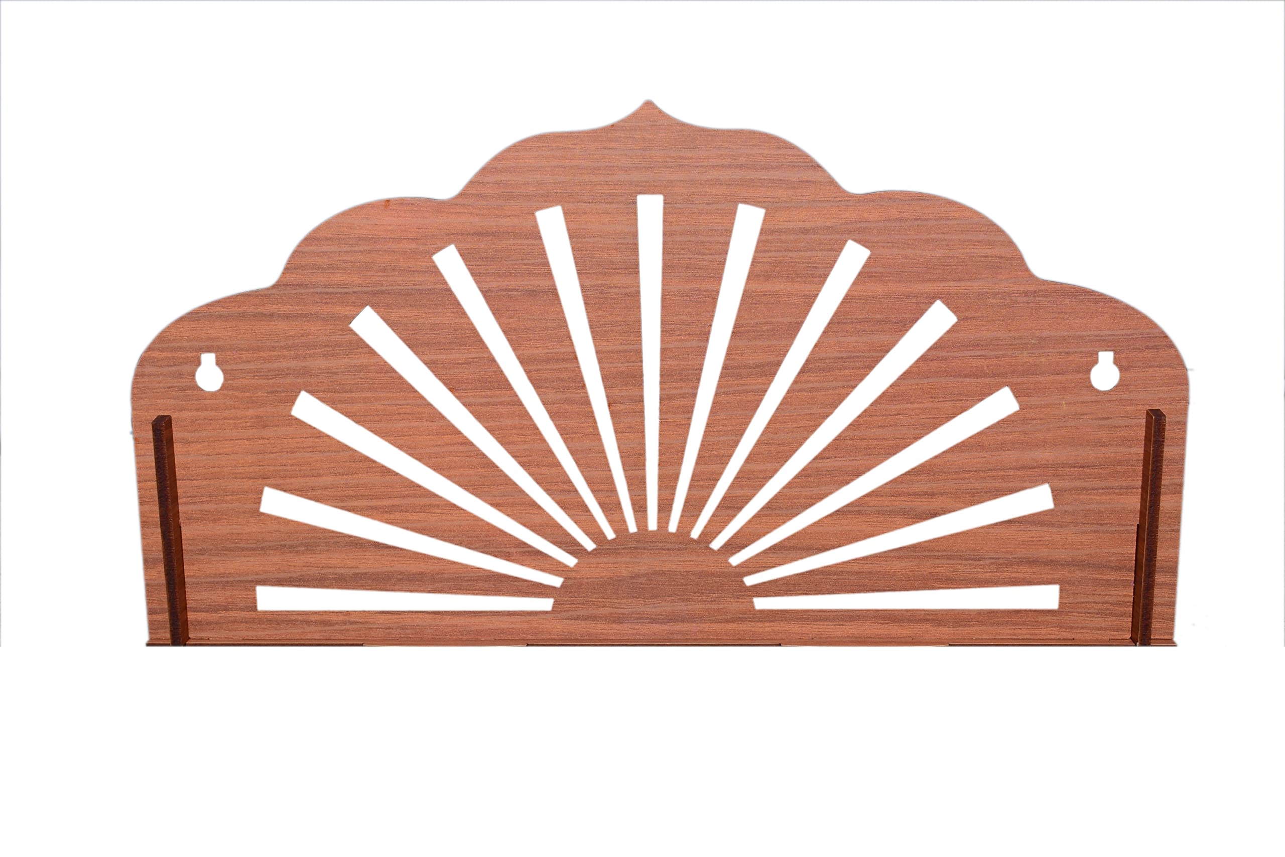 Jacky Chain Home Temple Pooja mandir Big Size Home Temple Wooden Temple (Brown_14 Inch X 7.5 Inch X 7.5 Inch 4MM)