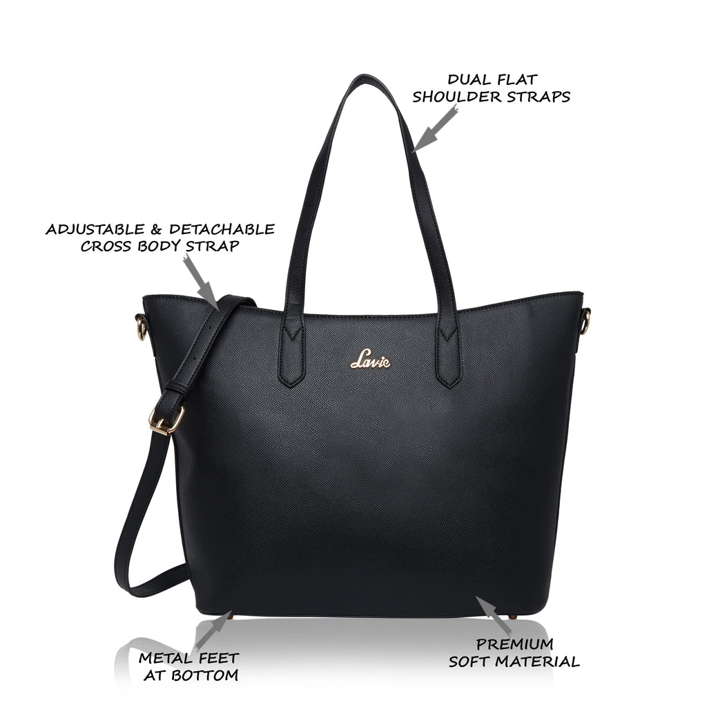 Lavie Women's Hailon Tote Handbag | Tote Bag for Work | Ladies Purse | Stylish Shoulder Bag | Gift for Women