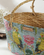 Seagrass Hamper Basket for Green Gifting and Contemporary Home Aesthetics