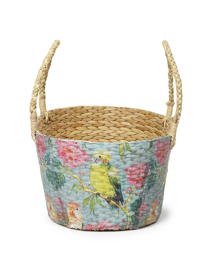 Seagrass Hamper Basket for Green Gifting and Contemporary Home Aesthetics