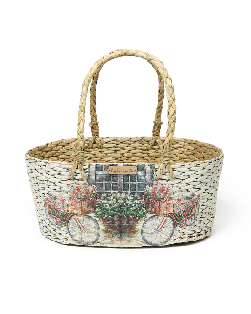 Eco-Friendly Seagrass Hamper Basket for Wedding, Diwali, and Holiday Gifting