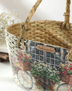 Eco-Friendly Seagrass Hamper Basket for Wedding, Diwali, and Holiday Gifting