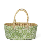 Handwoven Seagrass Hamper Basket for Elegant Gift Packaging and Home Decor