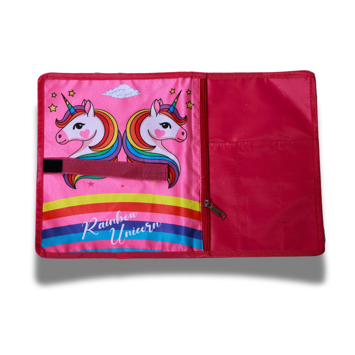 Ji and Ja® Stain-Resistant Waterproof Rainbow Unicorn Printed Placemats Roll Up Tablemats for Kids & Teenagers, Dinning mats (Pack of 1) Kafalo