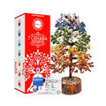 BHAGYA G 7 Chakra Crystal Tree with 1000 Gemstones - Handcrafted for Energy Healing, Meditation, Home Office Decor, Positive Vibes for Mindfulness & Wellness (1000 Beads)