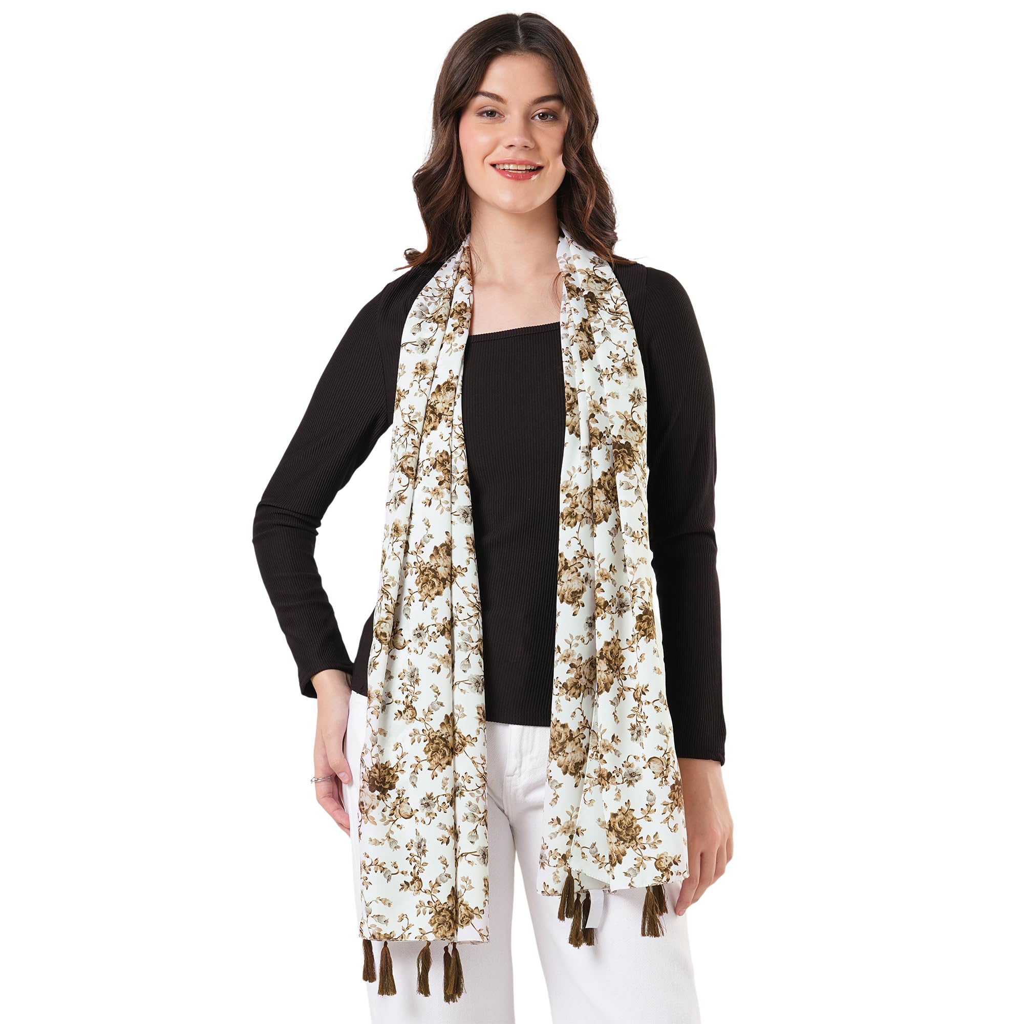 SAHIL SCARF Women Lightweight Scarf | 180 x 55 cm | Soft, Comfortable & Breathable | All Season Scarf