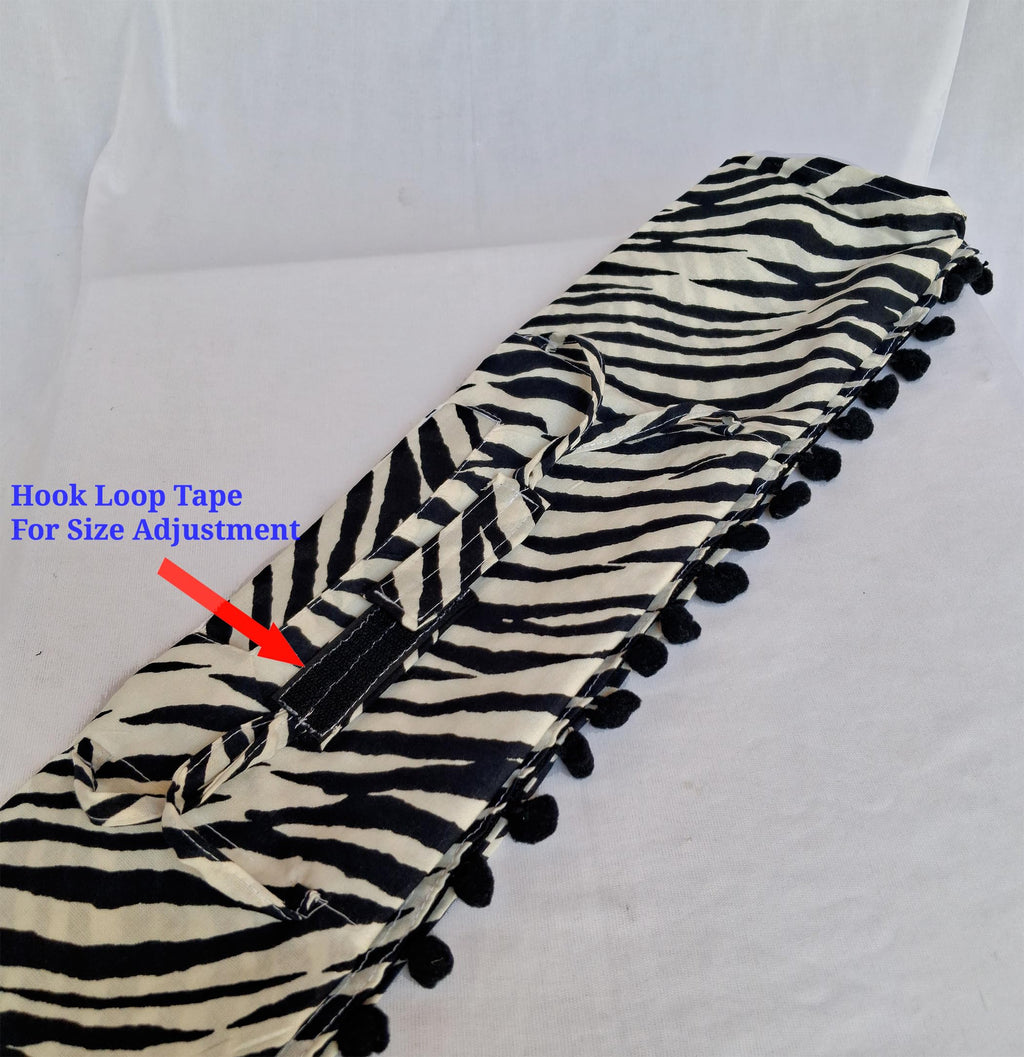 Switchon Rayon Mill Dye Innovative Scarf Hijab For Women With Closer Hook And Loop Tape Size Adjustable -Scoty Scarf (Multicolour3), (Female)