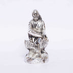 KridayKraft Sai Baba Metal Statue for Car Dashboard & Home,Office Decorative,Saibaba Murti Idol,Showpiece Figurines,Sai Nath Idol...