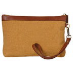 Mona B Canvas Tote Handbag for Women with Pouch perfect for Travel, College and office Use - Mustard