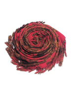 Chandwasia scarves, Viscose Rayon Fabric stole & Shawl || Scarf STOLE for Girls/Ladies/Women/Men for Summer & Winters - Deep Red With Brown