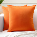 Encasa XO Cushion Covers, No Inserts, Cotton Throw Pillow Cases