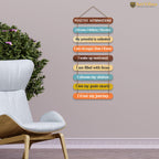 Artvibes Inspirational Quotes Printed Wooden Wall Hanging | Quotes Decor Item | Motivational Wall Decor | Wall Accent | Graphic Art | Gift Items | Office Wall Decoration Items (WH_9314N)