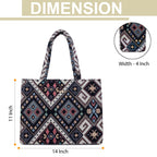 Lady Quinton Stylish Jute Tote Bag For Office and Laptop, Shopping Shoulder Bag, Shoppers Tote Handbags Lightweight Waterpoof Big Size, Grocery Bag, Eco Friendly Bags For Shopping For Women (MULTI)