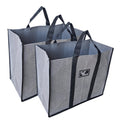 VORIYO Travel Shopping Grocery Tote Bag Foldable for Multipurpose Shopper Bag Eco Cotton Daily Use with Strong Handles (Pack Of 2) (TV02SF)