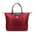 NFI essentials Shopping Tote Bag Foldable Handbag Travel Bag for Women & Girls Shoulder Waterproof Carry Bag for Grocery & Daily Use