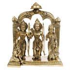 ARTVARKO™ Ram Darbar Statue Shree Ram Ji Sita Laxman Hanuman Brass Idol Murti for Home Office Mandir Temple Puja Gift Height 11 Inches