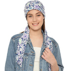 The Headscarves Premium Cotton Printed Headscarf for Women – Soft Chemo Headwear, Stylish Hijab Cap, Breathable Headwrap for Hair Loss, Modest Fashion Scarf & Cancer Turban