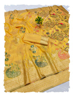 RATNAVALI Paithani Silk Saree | Kanjivaram Silk Saree |Banarasi Saree Premium Collection R136-05