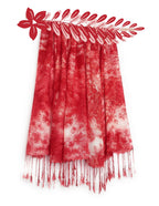 Chandwasia Rayon Shibori Pattern Scarf for Men & Women | Soft Viscose Fabric Stole & Shawl | Lightweight All-Season Summer & Winter Wear | 28 x 72 Inches