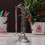 Parrot Design Metal Hanging with Chain Diya Pair of Parrot Design