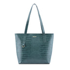 Fastrack Croco Charm Tote Bag | Faux-Leather Women's Handbags | Tote for Casual Carry
