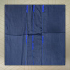 FAHABO Scarf Woman Voile Cotton Scarves with Rhinestone Embellishments | Hijab Scarf | Headscarf | Neck Scarf | Stoles | Wraps Size 71 L x 32 W (Deep Ocean Blue)