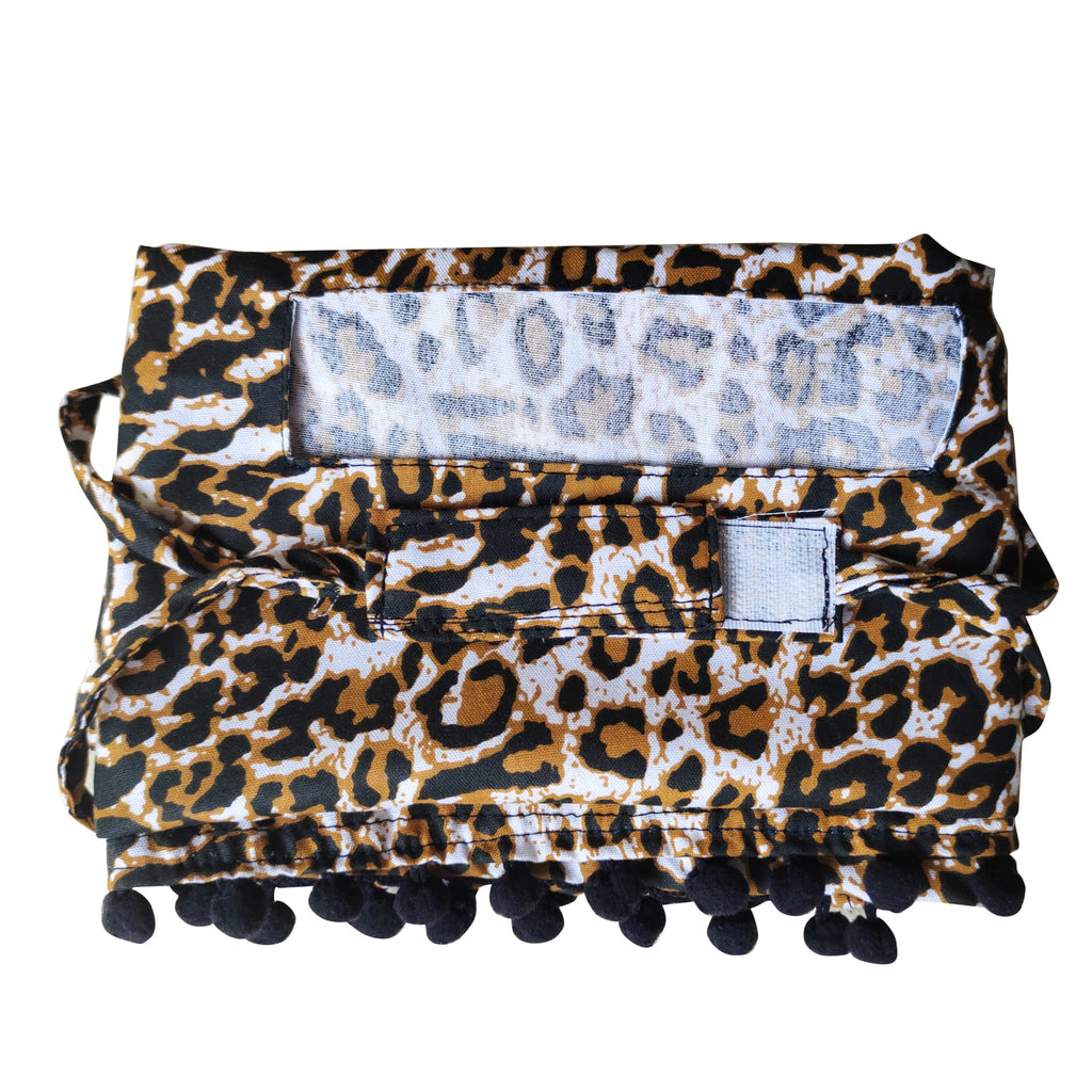Switchon Innovative scarf for wome with closer Hook and Loop Tape- Multi (Brown and Black)