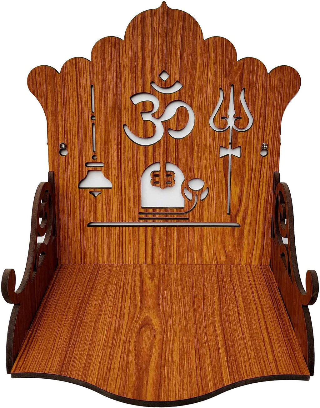 SSIS Fully Handmade Beautiful Small Wooden Home and Office Temple/Pooja Mandir