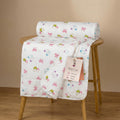 Trance Home Linen 100% Cotton | Kids Dohar | Double Bed | 150 GSM | Reversible Ac Comforter | Light Weight All Season Soft Blanket (84x88 Inches | Pins and Bow) Kafalo