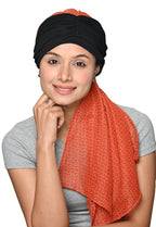The Headscarves Stylish Women's Aveon Gathered Headwrap, Multi-Color Scarf Turban Cap for Chemo, Alopecia & Daily Comfort (SS406)