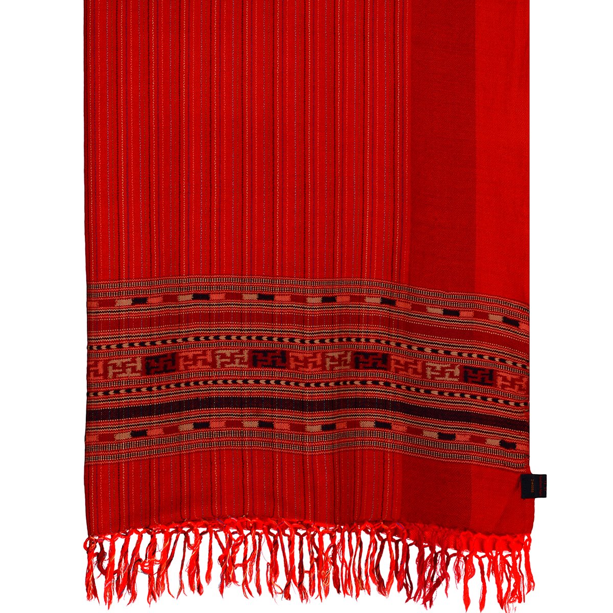 Tribes India Women's Shawl (Black)