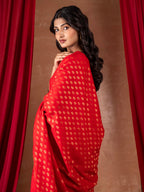 Naureen Women Pashmina Blend Shawl with Zari, Warm and Soft, 40x80 inch
