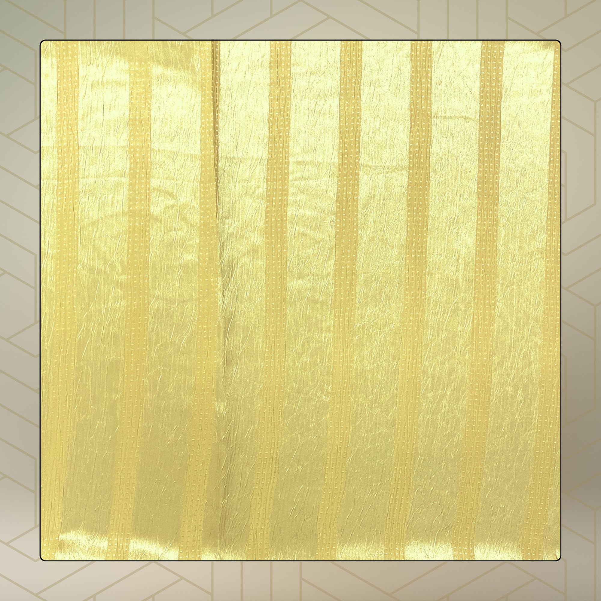 FAHABO Scarf Woman Premium Self-Woven Satin Silk Scarves | Hijab Scarf | Headscarf | Neck Scarf | Stoles | Wraps (Sandstorm Gold)