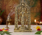 KridayKraft Ayodhyawasi Shree Ram Lalla Murti/God Idols/Ayodha's Shree Ram Statue/Home Decor/Decorative Items for Living Room/Office/Show Piece Gold Religious