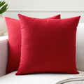 Encasa XO Cushion Covers, No Inserts, Cotton Throw Pillow Cases