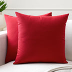 Encasa XO Cushion Covers, No Inserts, Cotton Throw Pillow Cases