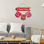 Artvibes Wall Hanging Home Decorative Wall Art for Living room | Bedroom | Gifts | Wall Hanger for Decoration | Modern Decor | Artwork | Wall Sculpture | Signs & PlaquesArt Print (WH_6407NR)