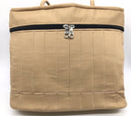 srishopify handicrafts Womens Handbag Travel Shoulder bag Traditional Tote bag Cotton handmade wedding gifts for marriage birthday (30x40x10 Medium size) (beige handbags for women)
