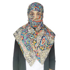 Switchon Female Rayon Anti Pollution Full Face Scarf Uv Sun Rays Protection Scarf For Women - Free Size (Multi2)