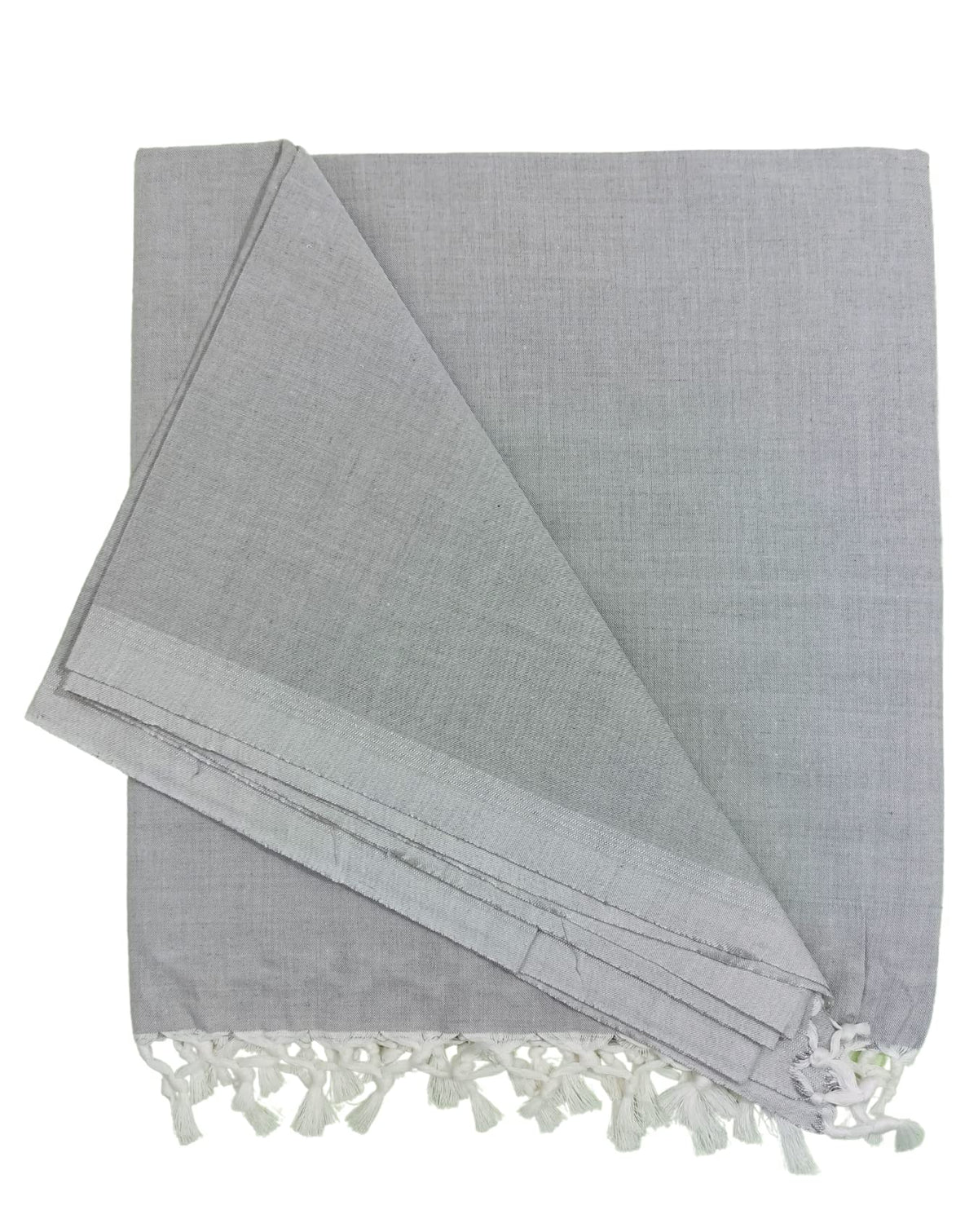 Arvore Bunkaar Pure Handloom 100% Soft Desi Bamboo Viscose Soft Bhagalpuri Andi Chadar/Summer Blanket/Khes/Top Sheet/AC Blanket/Odhne wali Chadar (Grey, Plain, 1, Bhagalpuri Chadar) Kafalo