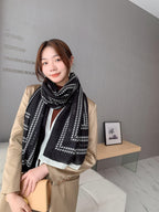 CrossKulture Viscose Scarf for Women | Lightweight & Long | Stole with Stylish Design | Neck, Hair & Head Scarf for Women & Girls | All Season Accessory (Graphical25)
