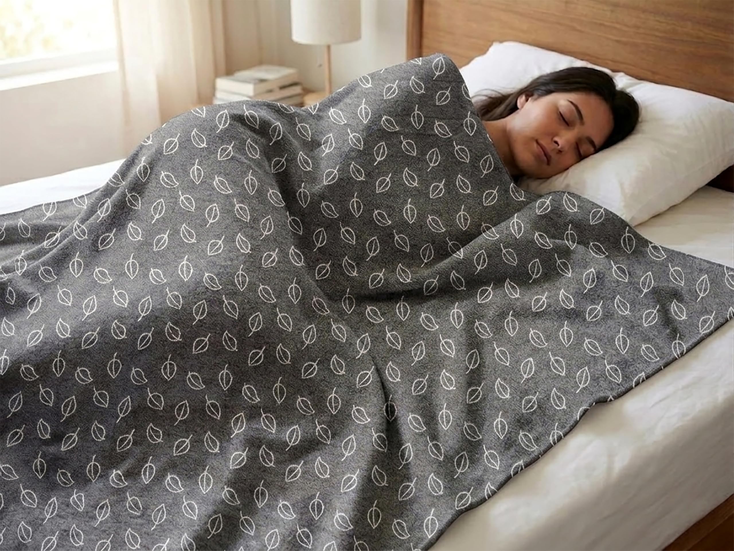 Oasis Hometex Cotton Woven AC Blanket 60x80 Inch | Soft & Breathable Single Bed Blanket | Lightweight All Season Throw for Bed, Sofa & Travel -Pack of 1 (Grey) Kafalo
