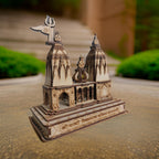 Shri Kashi Vishwanath Temple 3D Wooden Model – Premium Handmade Souvenir for Home Decoration and Spiritual Spaces-Home Decor Or Showpiece- 6 Inch Height