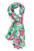 AQVA Printed Cotton Scarf for Women Stylish (Kalingar) | Head and Face Cover Scarf for Girls with 100% Cotton | Soft & Lightweight Scarves/Stoles for all Weather (72 x 43 in)