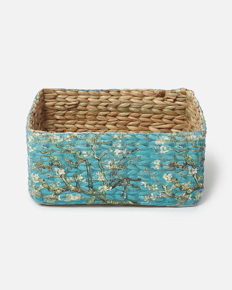 Seagrass Organizer Tray and Storage Basket for Fruits and Home Use