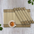 PeepulTree Placemats & Table Cloths (Beige, Pack of 6 - Placemats) Kafalo
