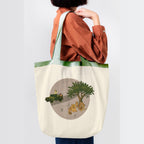 ALGAARI Safari | Gir Reusable Shopping Bag Canvas Tote Bag for Grocery Shoulder Handbag Travel Bag for Men and Women | Ecofriendly Cotton Tote Bags | 100% Organic Cotton | Large Capacity Handbag