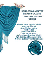 Chandwasia Viscose Doby Weaving Fabric Scarf, Stole & Shawl | Stylish All-Season Accessory for Girls, Ladies, Women & Men | Summer & Winter Wear